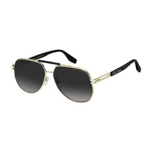 Marc Jacobs Sunglasses Aviator Full Rim, Black Frame and Dark Grey Gradient